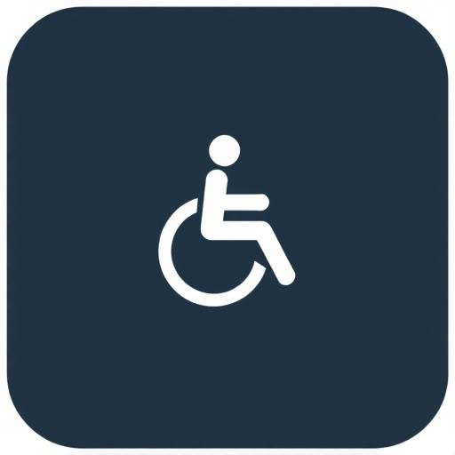 Accessibility icon representing accessible form design