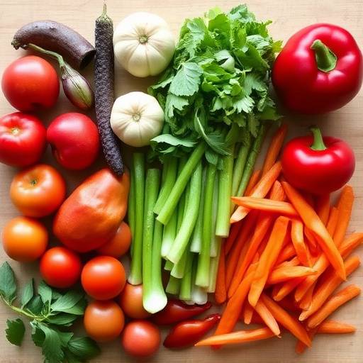 Various containers filled with prepped and chopped fruits and vegetables for meal planning